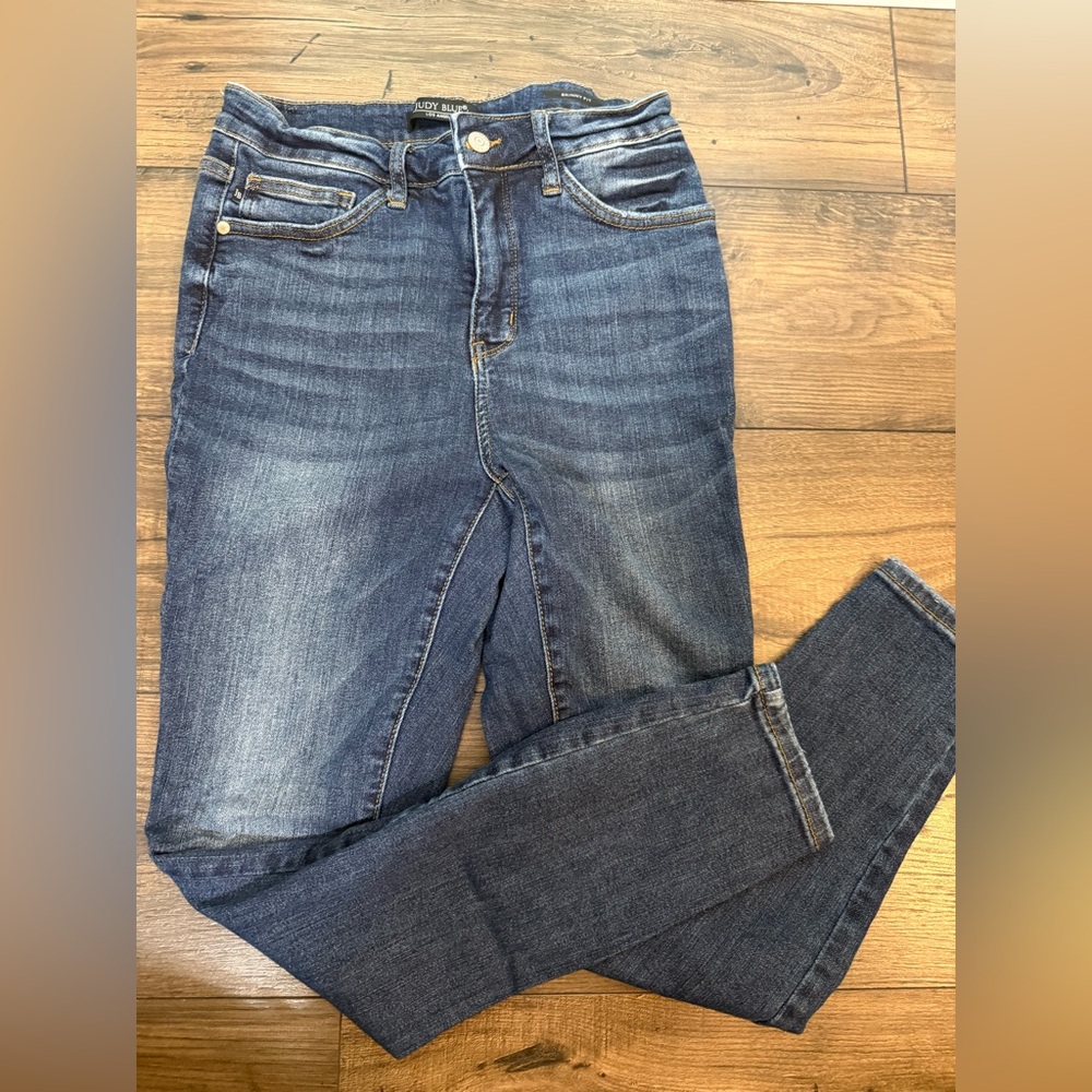 Judy Blue Women's Skinny Jeans - Dark Blue